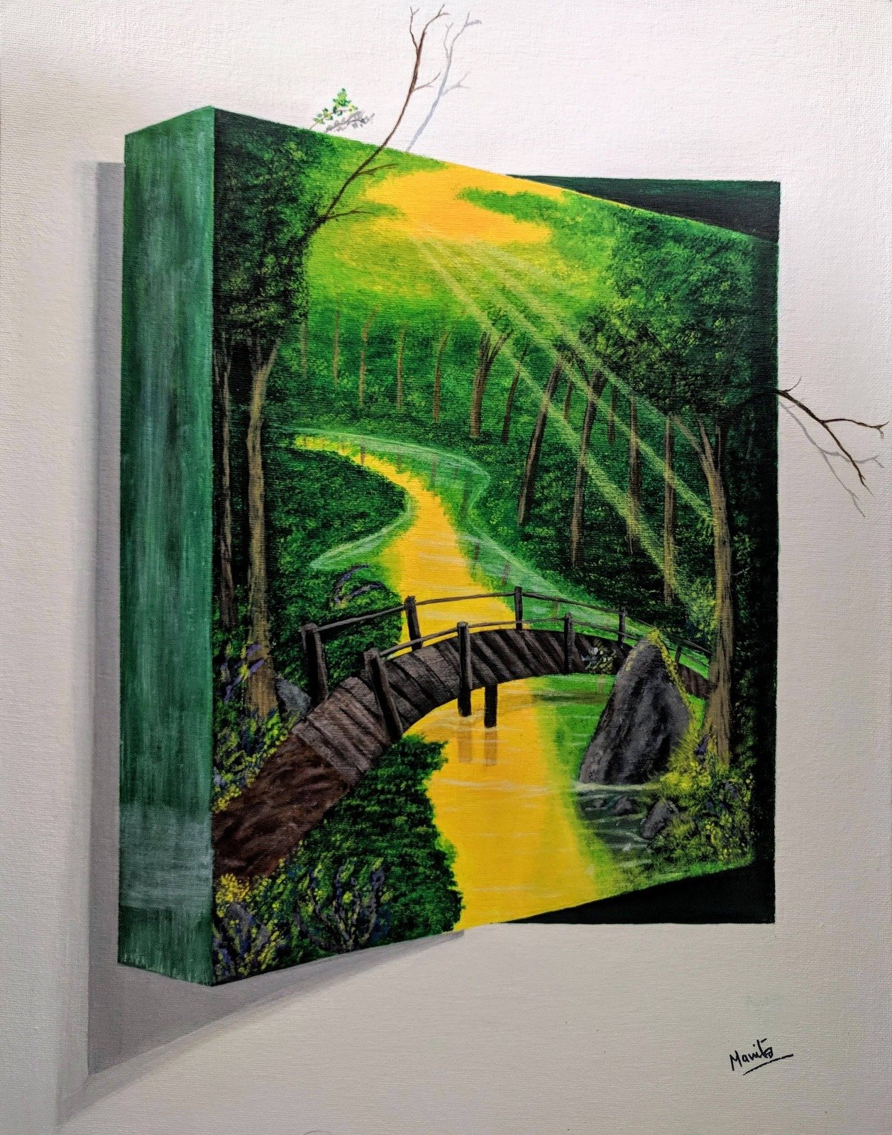 3D World - Acrylic Colour