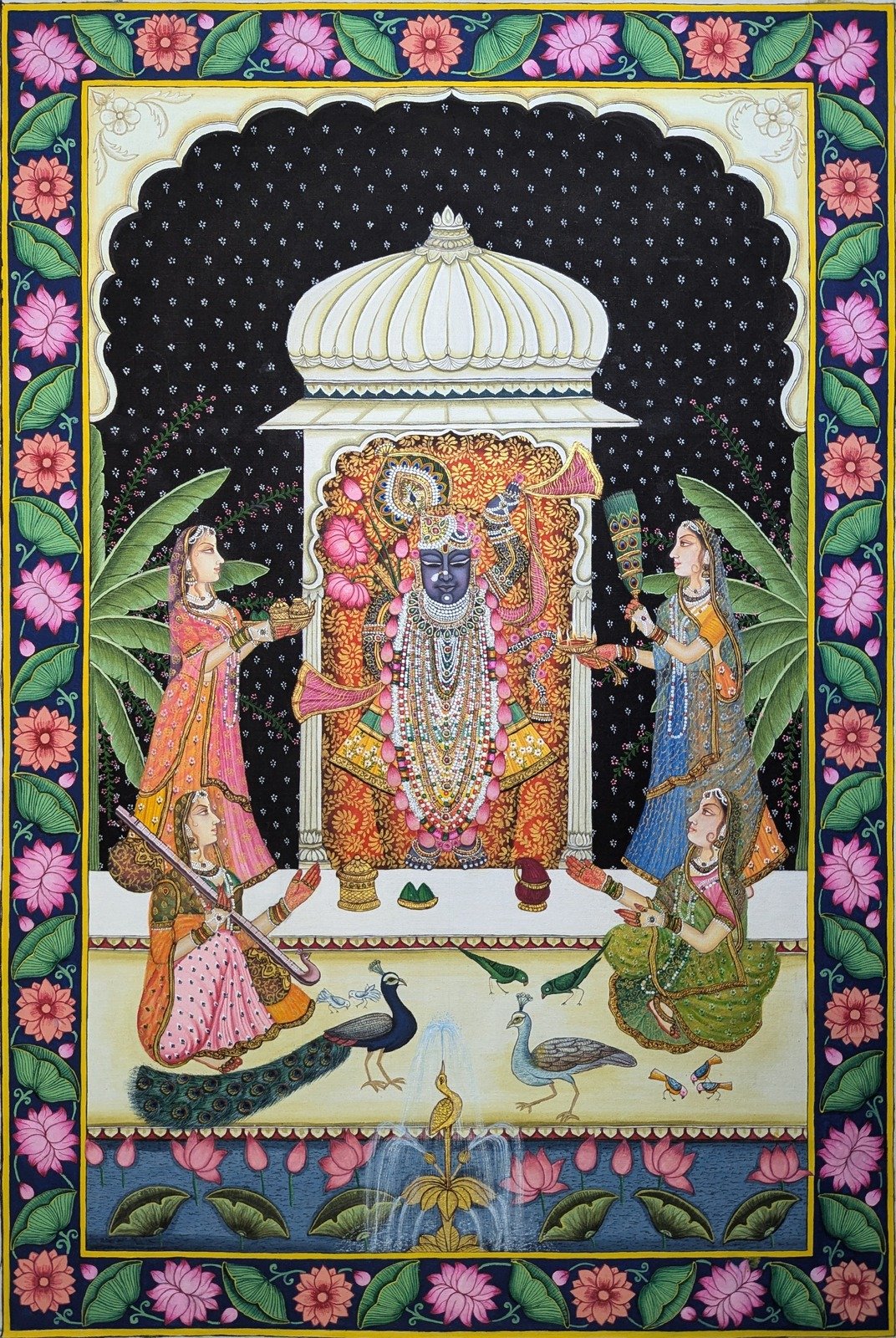 Pichhwai art - Rajbhog Darshan
